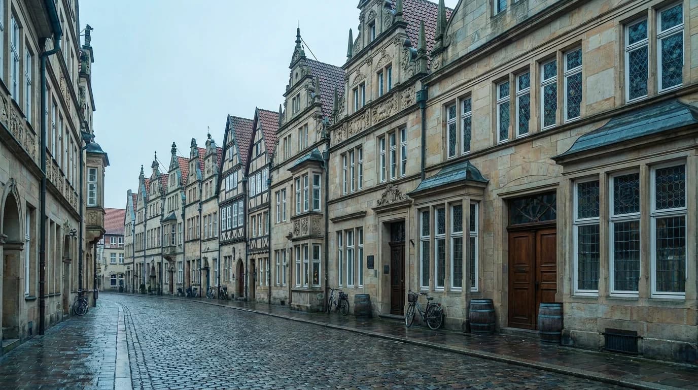 Asbest-Gutachter bei der Begehung eines Gebäudes in Lemgo